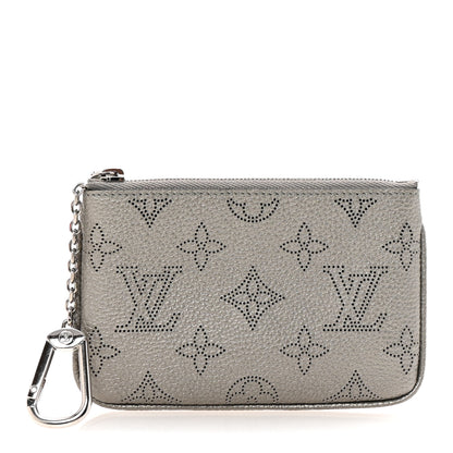 Louis Vuitton Mahina Zipped Card Holder Metallic Grey 1 of 7