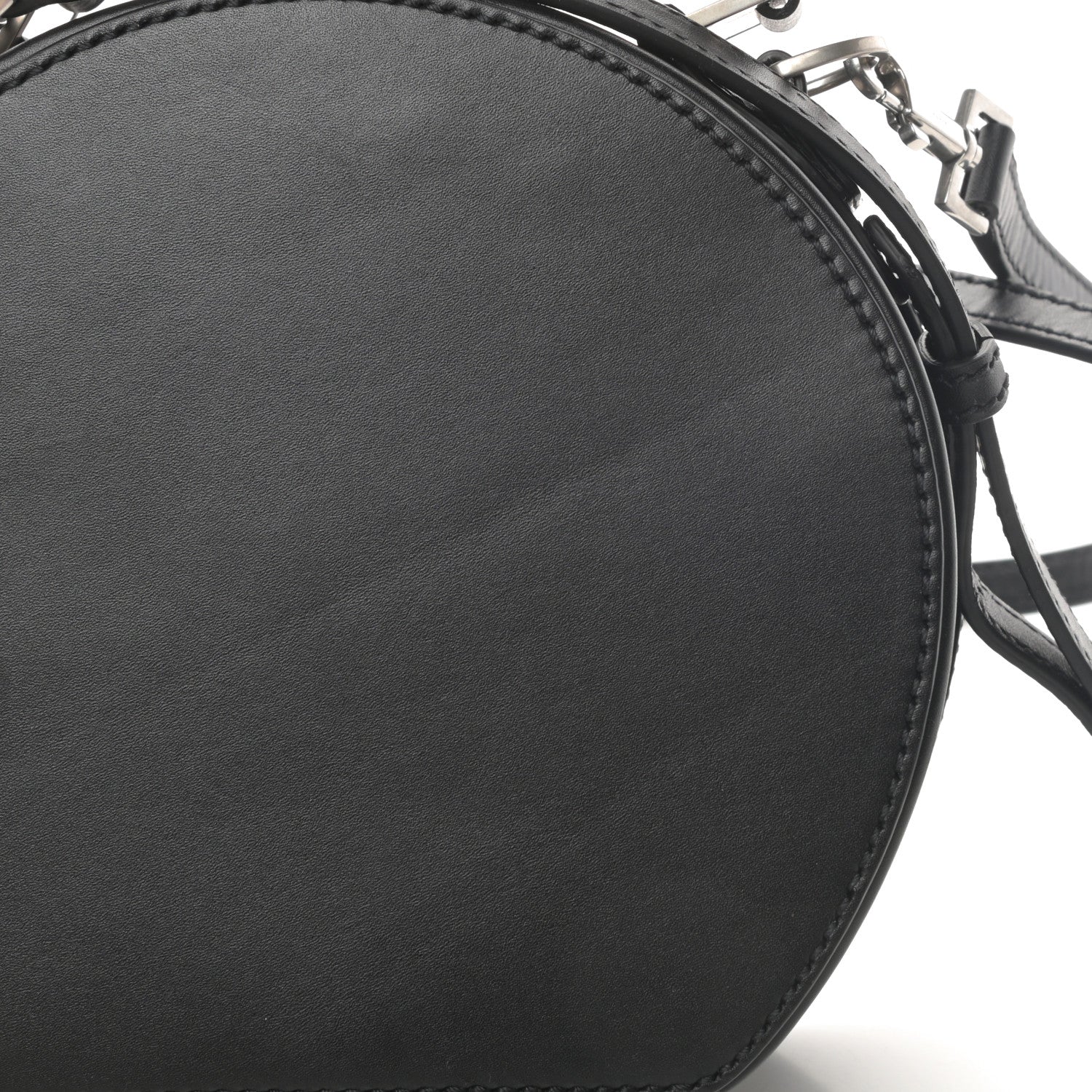 Saint Laurent Calfskin Small Mica Hat Box Black 11 of 11