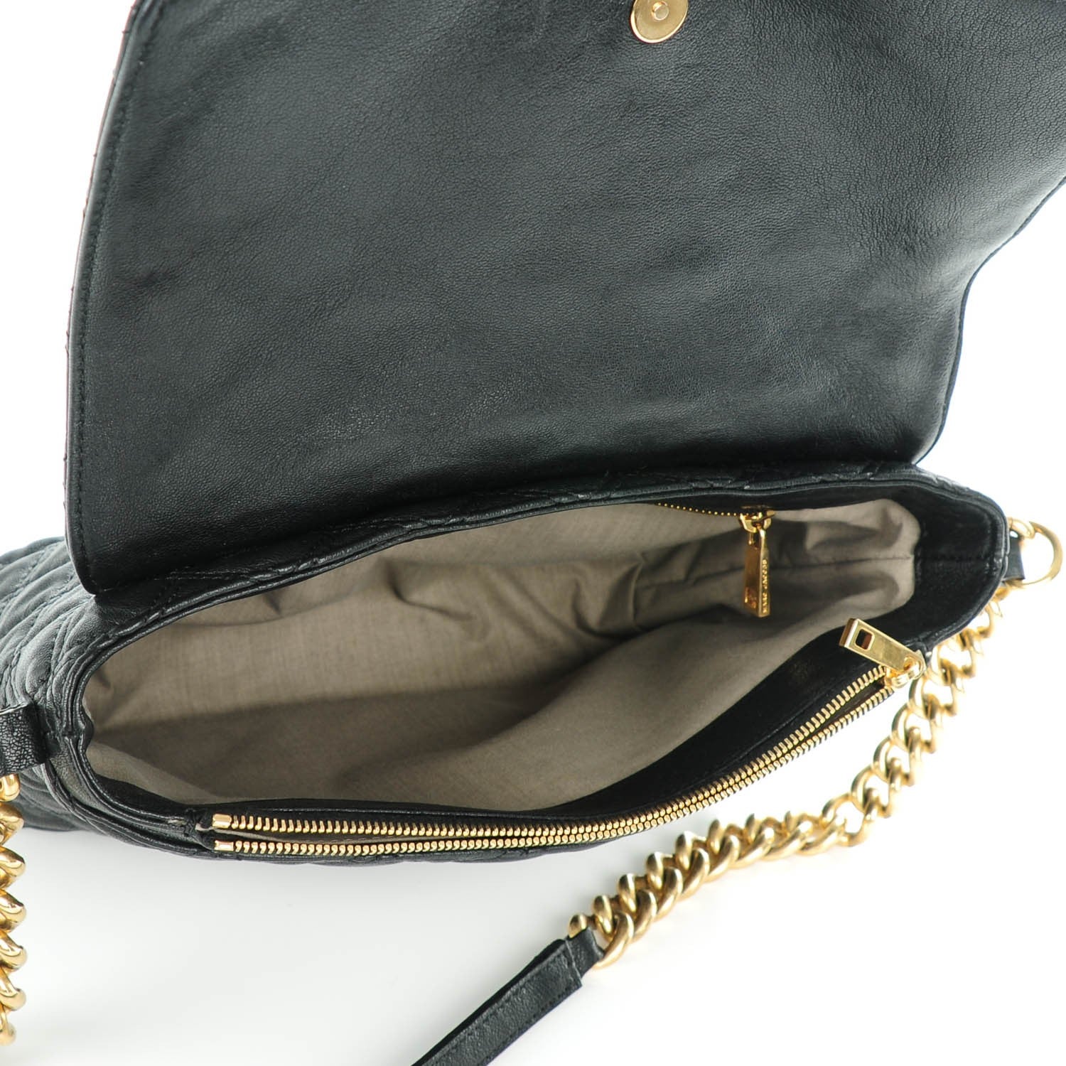 Marc Jacobs Lambskin Quilted The Large Single Flap Black 5 of 7