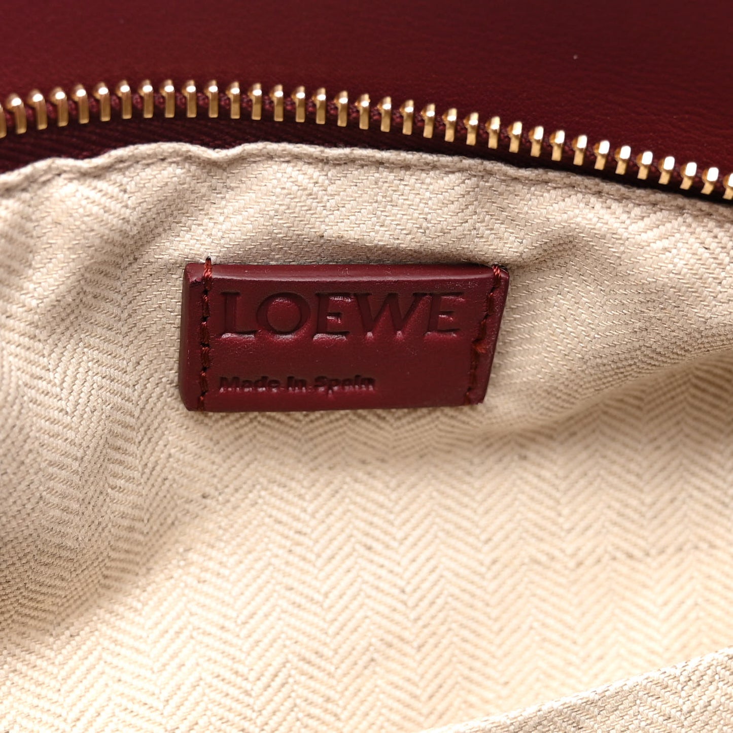 Calfskin Small Puzzle Bag Wine