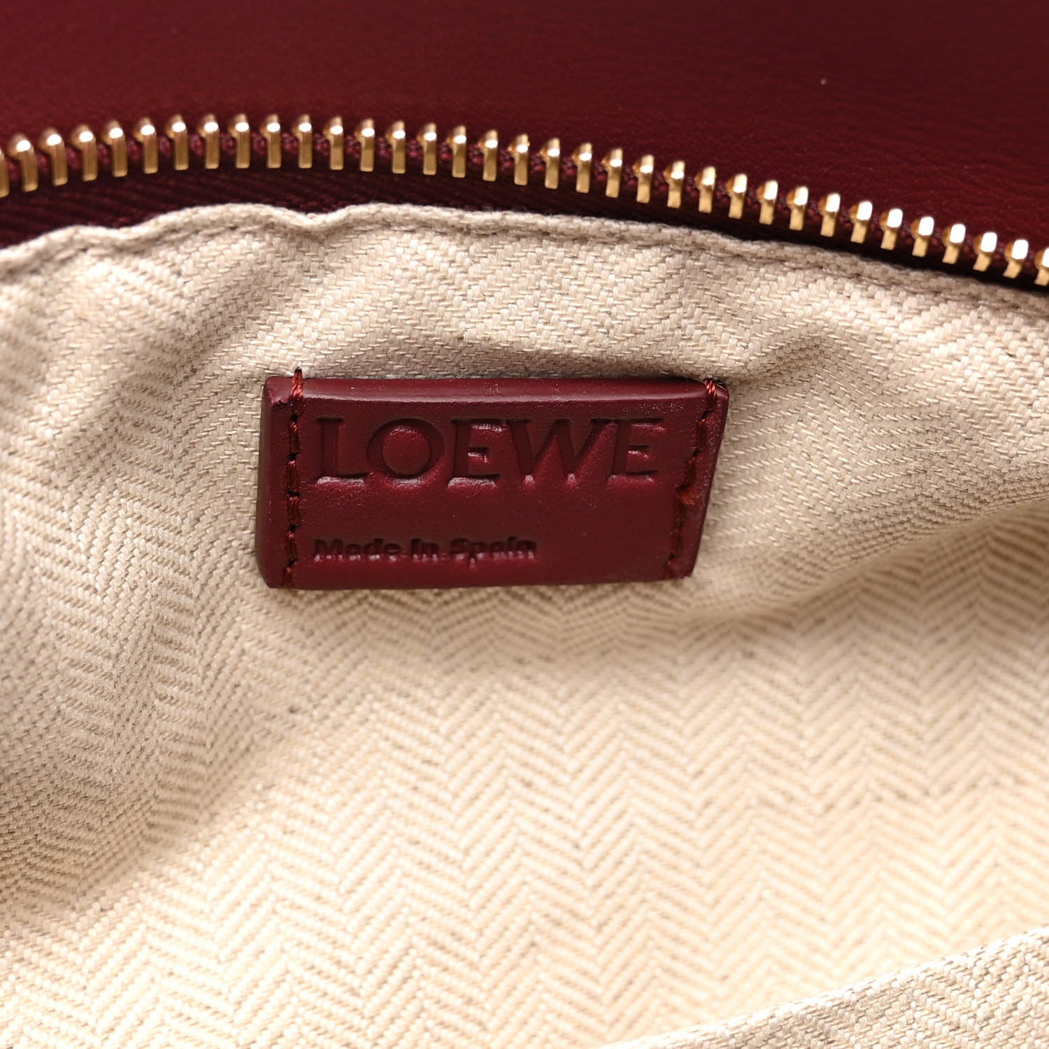 Loewe Calfskin Small Puzzle Bag Wine 6 of 9