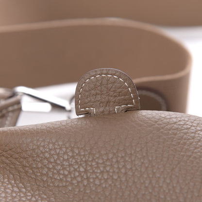 Hermes Taurillon Clemence Evelyne III PM Etoupe 7 of 12