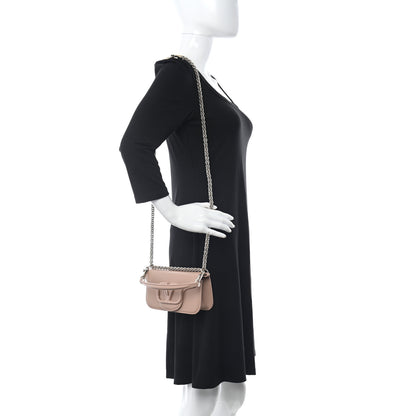 Valentino Garavani Calfskin Enamel Vlogo Small Loco Shoulder Bag Rose Cannelle 2 of 10