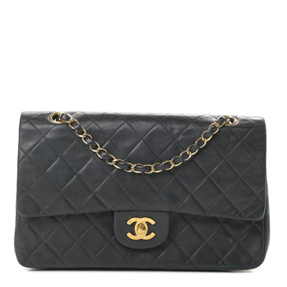 Chanel Lambskin Quilted Medium Double Flap Black 1 of 21