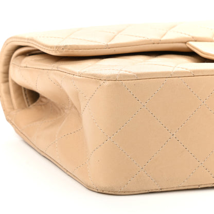 Chanel Lambskin Quilted Small Double Flap Beige 10 of 14