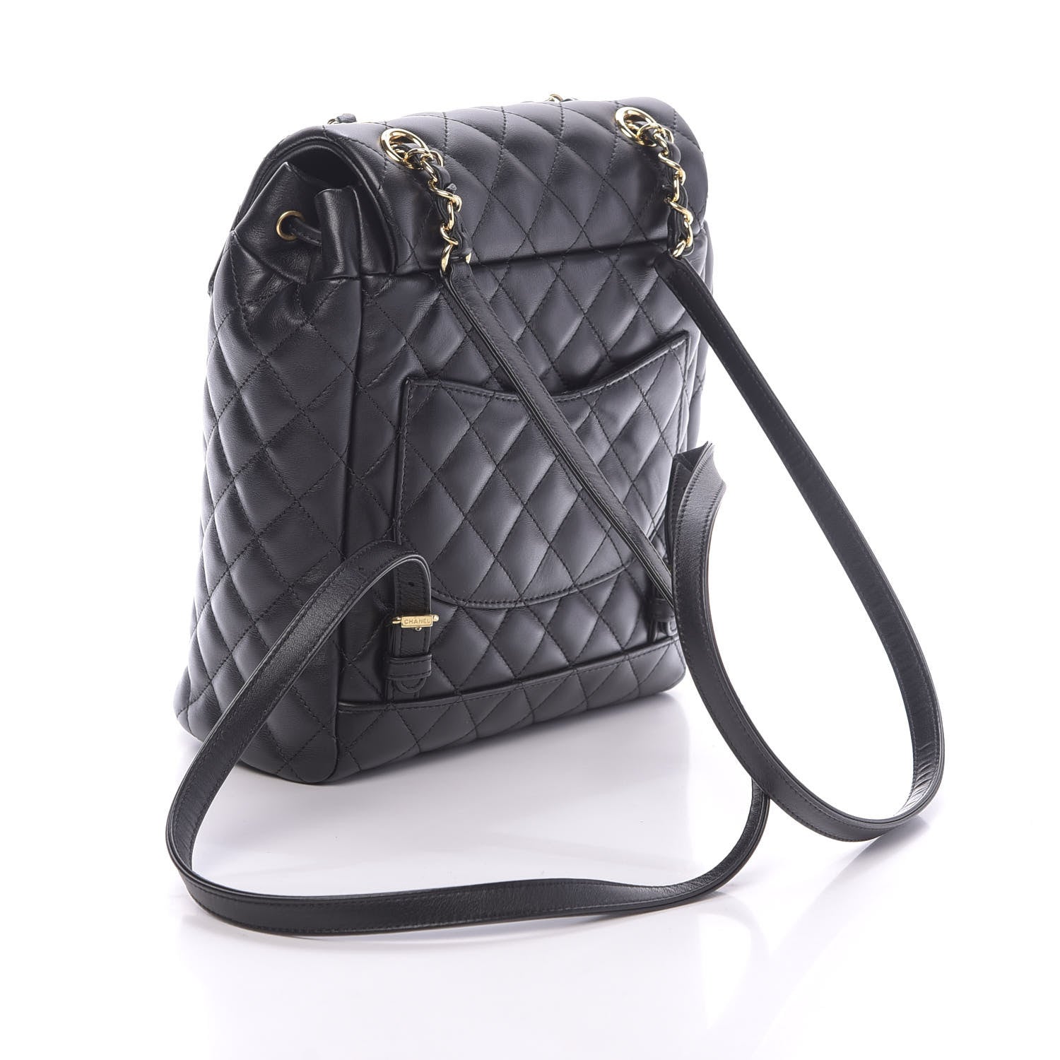 Chanel Calfskin Quilted Small Urban Spirit Backpack Black 2 of 11