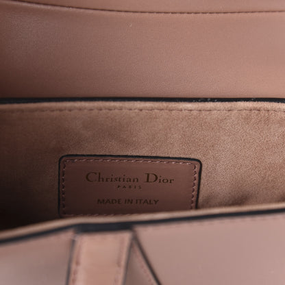 Christian Dior Calfskin Mini Saddle Bag Taupe 8 of 10