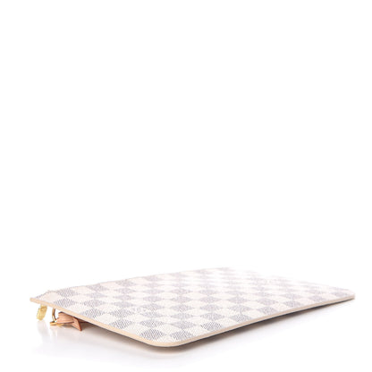 Louis Vuitton Damier Azur Neverfull MM GM Pochette 5 of 8