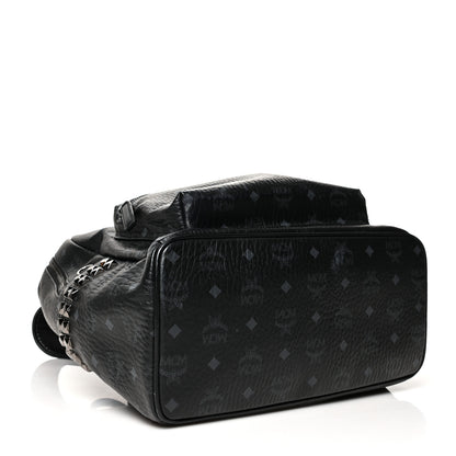 MCM Visetos Medium Side Studs Stark Backpack Black 4 of 12