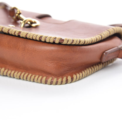 Saint Laurent Calfskin Whipstitch Toy Charlotte Messenger Bag Cognac 19 of 21