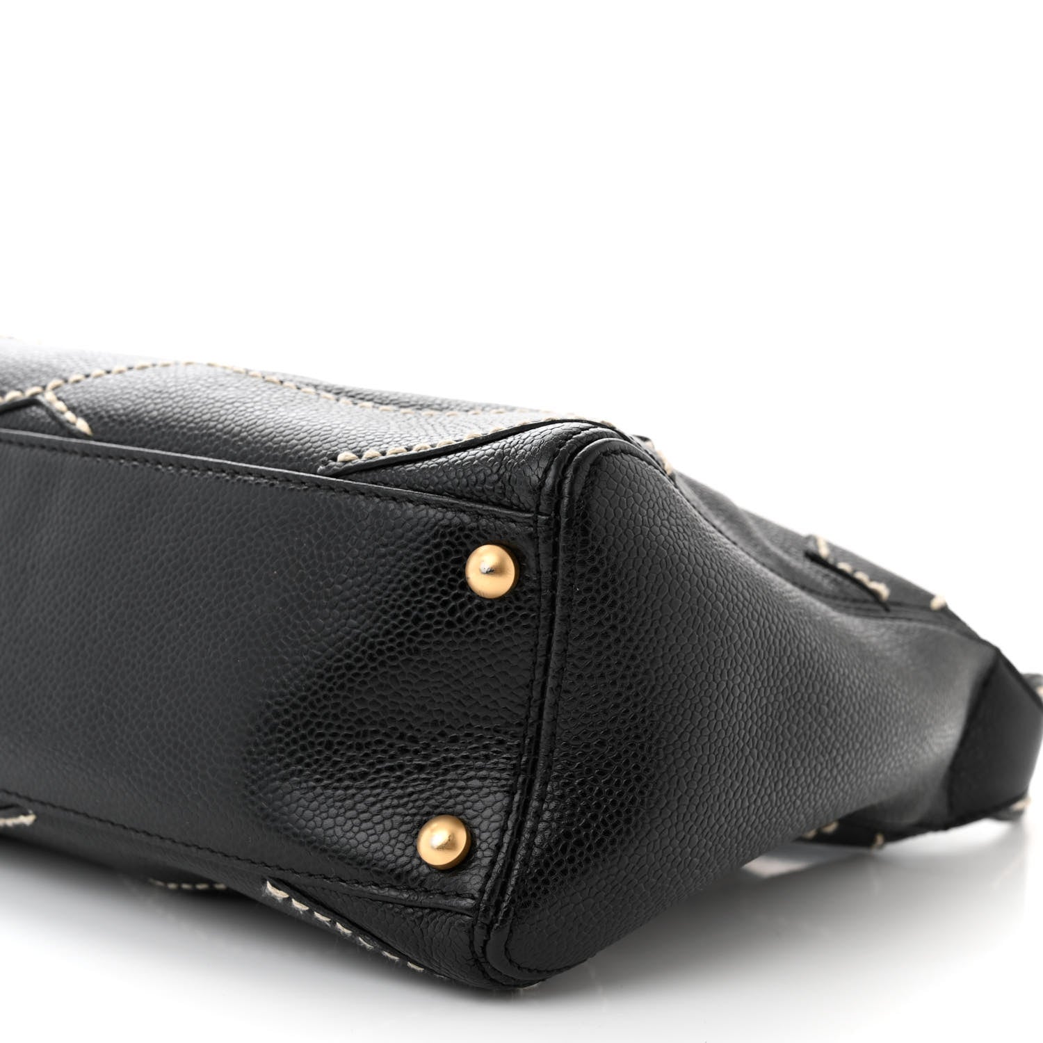 Chanel Caviar CC Stitched Medium Hobo Black 10 of 10