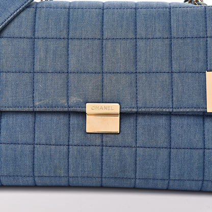 Chanel Denim Chocolate Bar Flap Blue 8 of 17