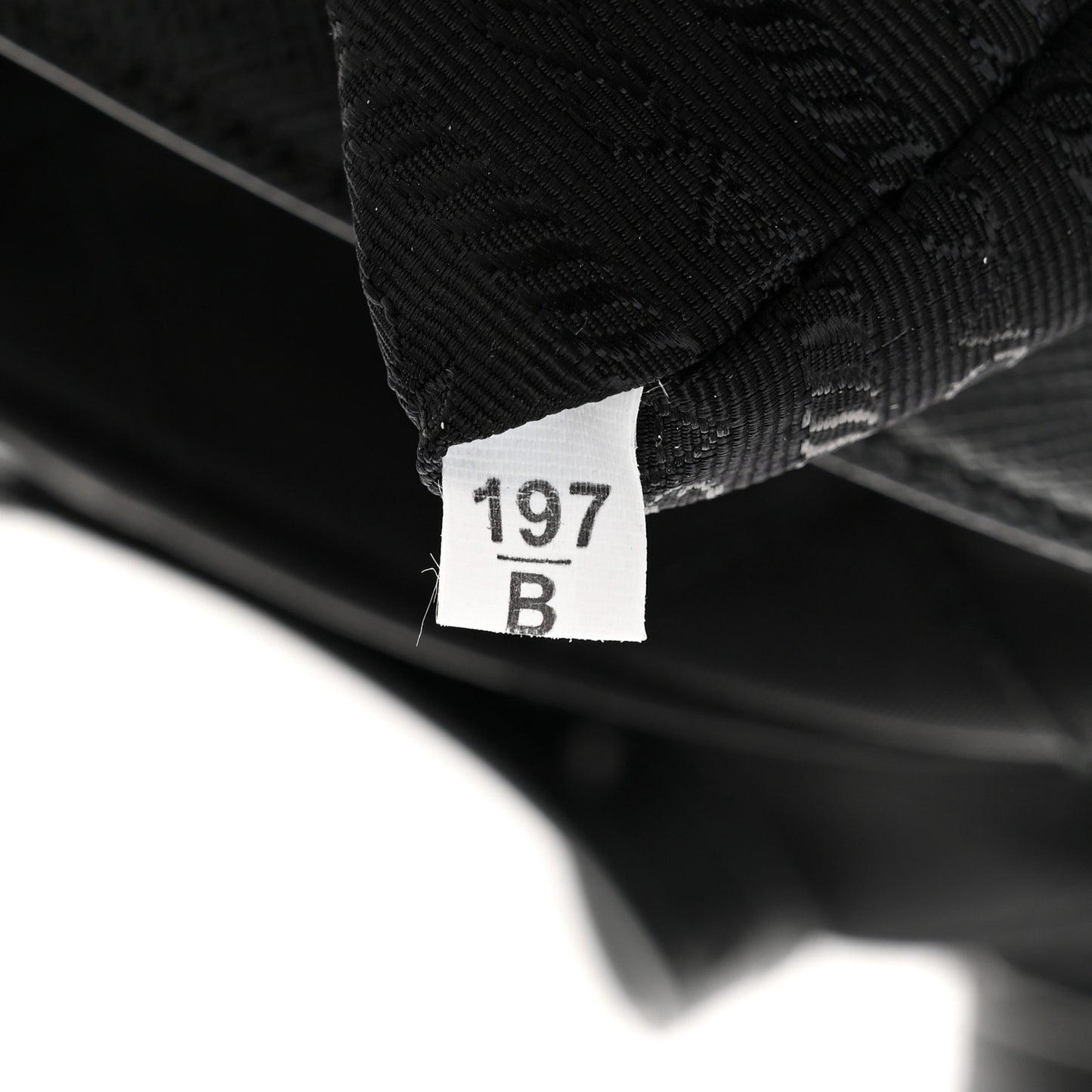 Nylon Tessuto Impuntu Quilted Backpack Black