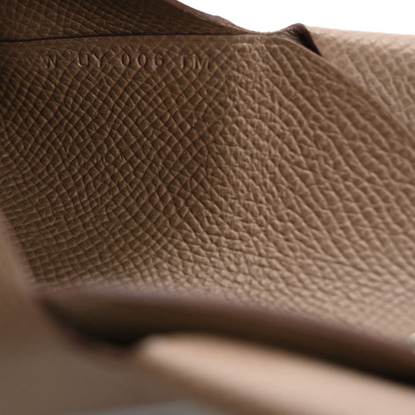 Epsom Calvi Duo Card Case Etoupe