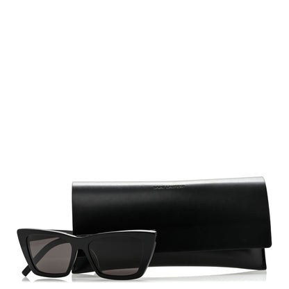 Saint Laurent Acetate Mica Cat Eye Sunglasses SL 276 Black 8 of 8