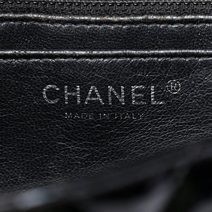 Chanel Patent Quilted Maxi Single Flap Black 8 of 11