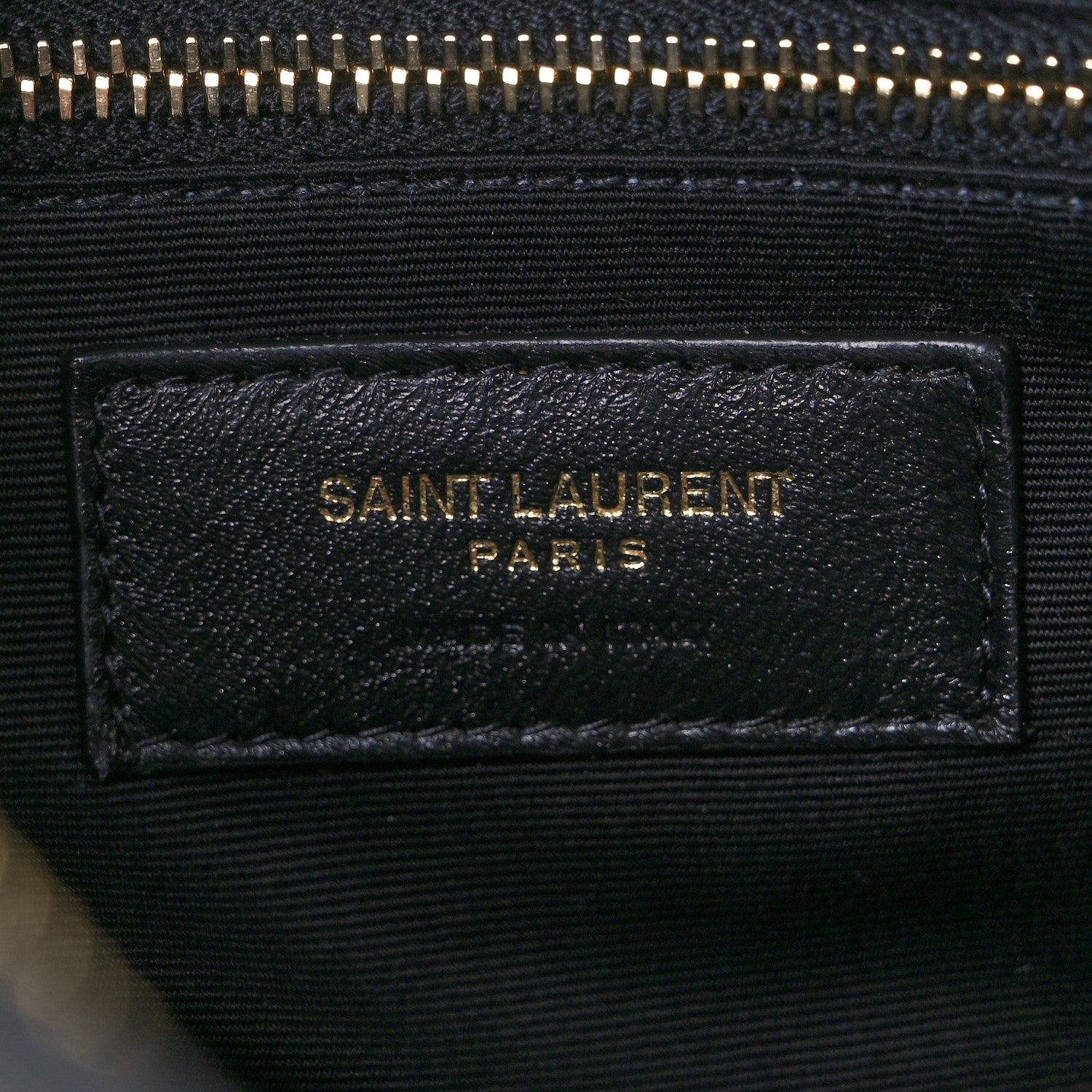 Saint Laurent Lambskin Quilted Victoire Camera Bag Deep Marine 6 of 8