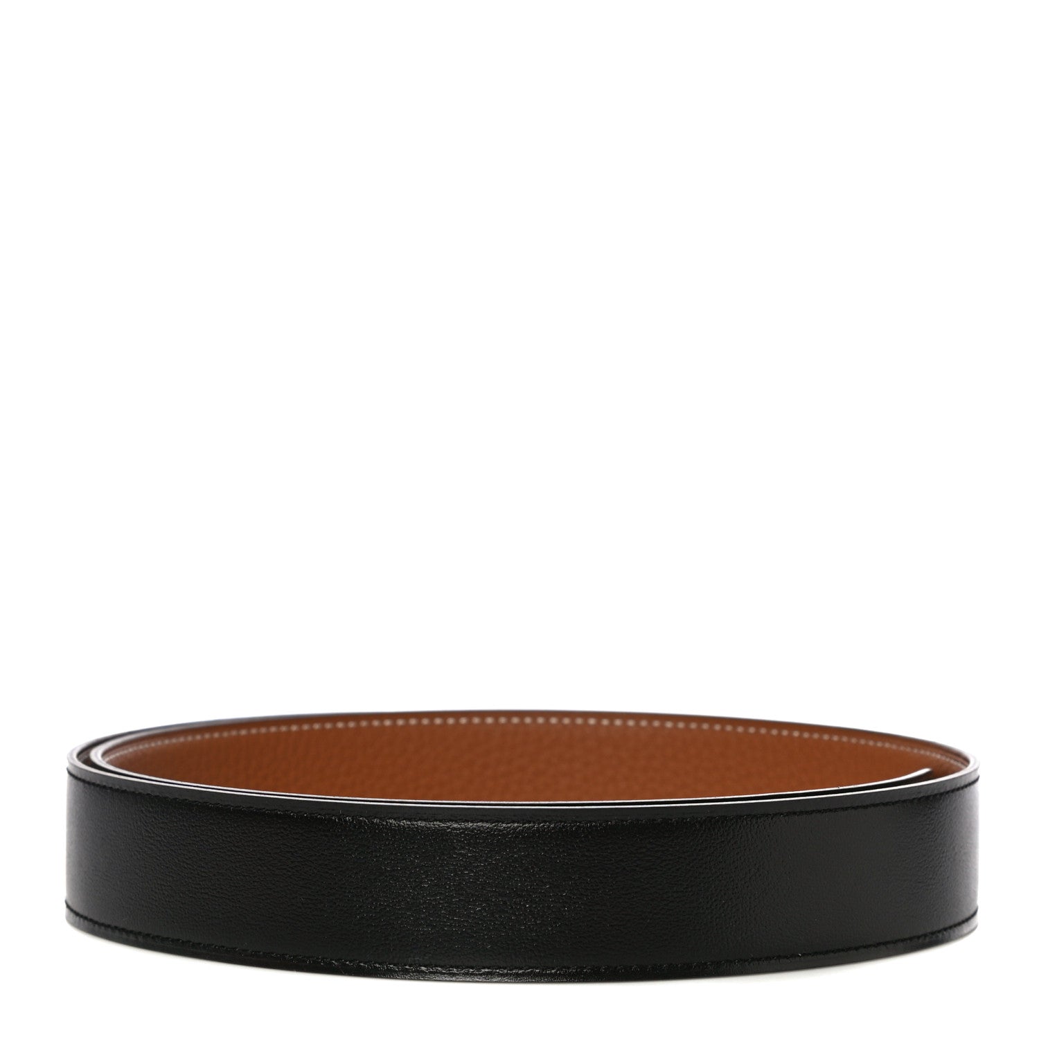 Hermes Box Togo 32mm Belt Strap 85 Black Gold 1 of 9