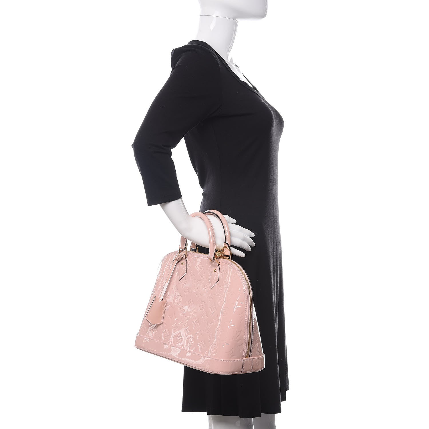 Louis Vuitton Vernis Alma PM Rose Ballerine 2 of 9