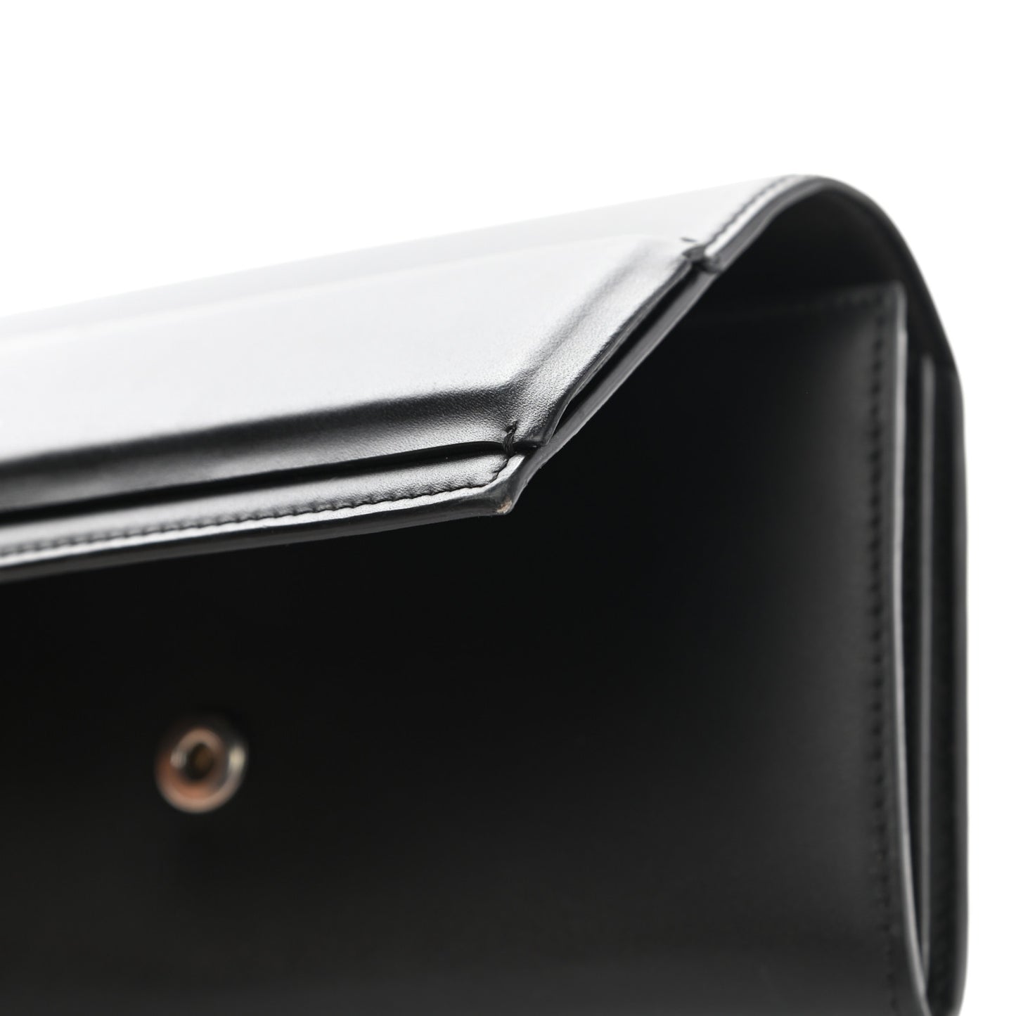 Smooth Calfskin Horizon Continental Wallet Black