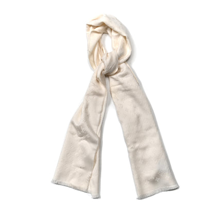 Louis Vuitton Cashmere Monogram Nightfall Stole White 1 of 6