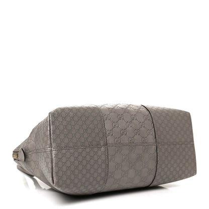 Gucci Guccissima Medium Bree Shoulder Bag Storm Grey 3 of 11