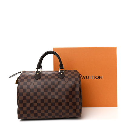 Louis Vuitton Damier Ebene Speedy 30 11 of 11