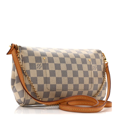 Louis Vuitton Damier Azur Favorite MM 3 of 14