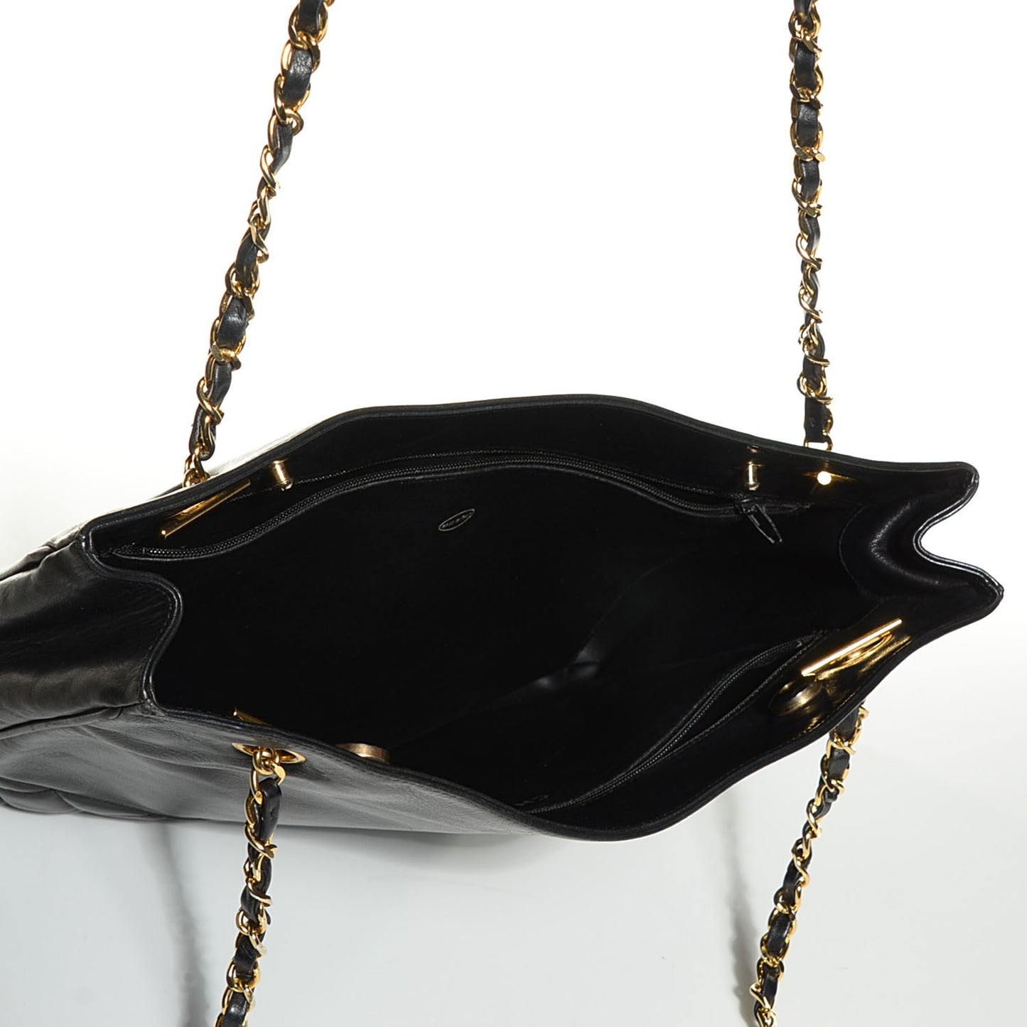 Lambskin Shoulder Bag Black
