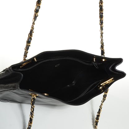 Chanel Lambskin Shoulder Bag Black 5 of 8