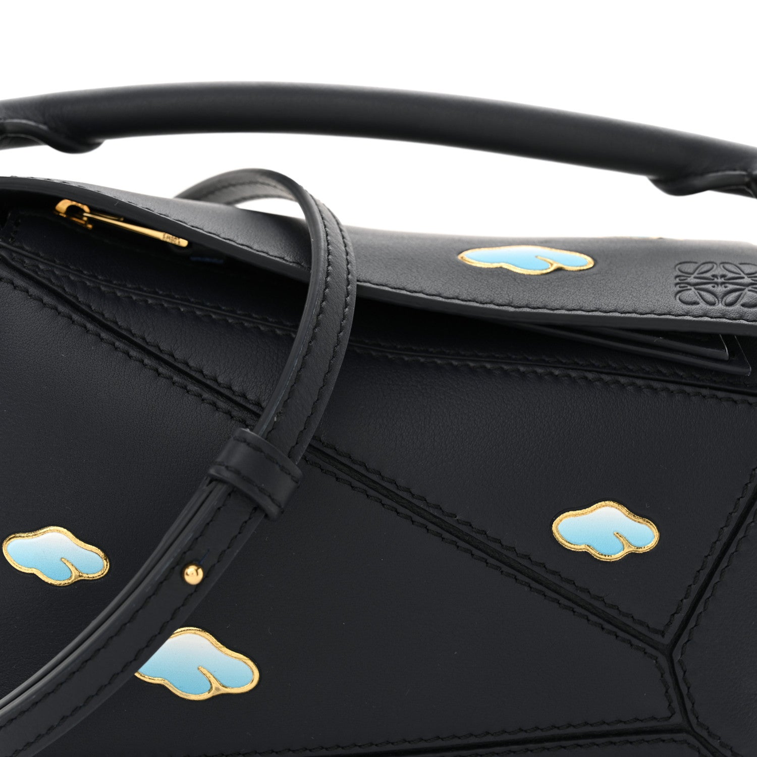 Loewe Calfskin New Year Mini Puzzle Bag Dark Ink 8 of 12