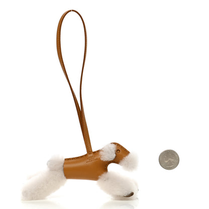 Hermes Milo Lambskin Shearling Budy Charm Biscuit 2 of 5