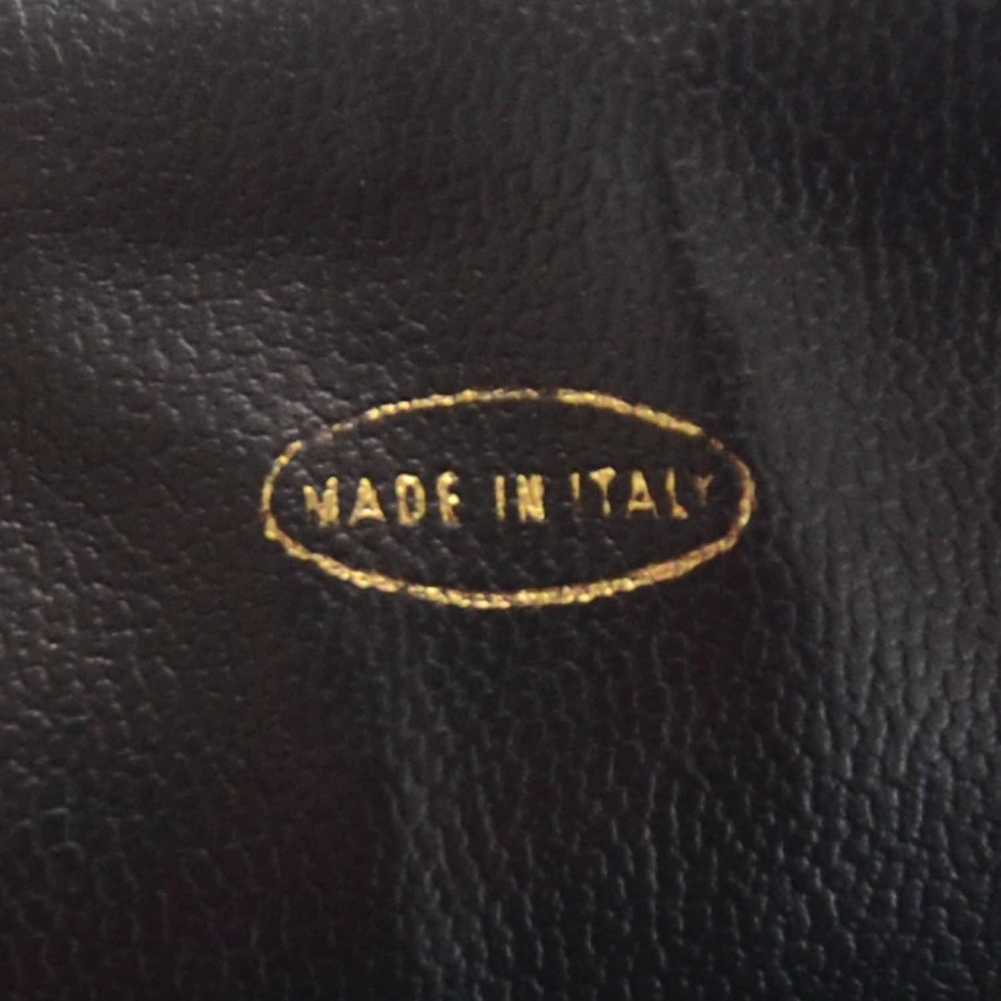 Calfskin Cosmetic Vanity Bag Black