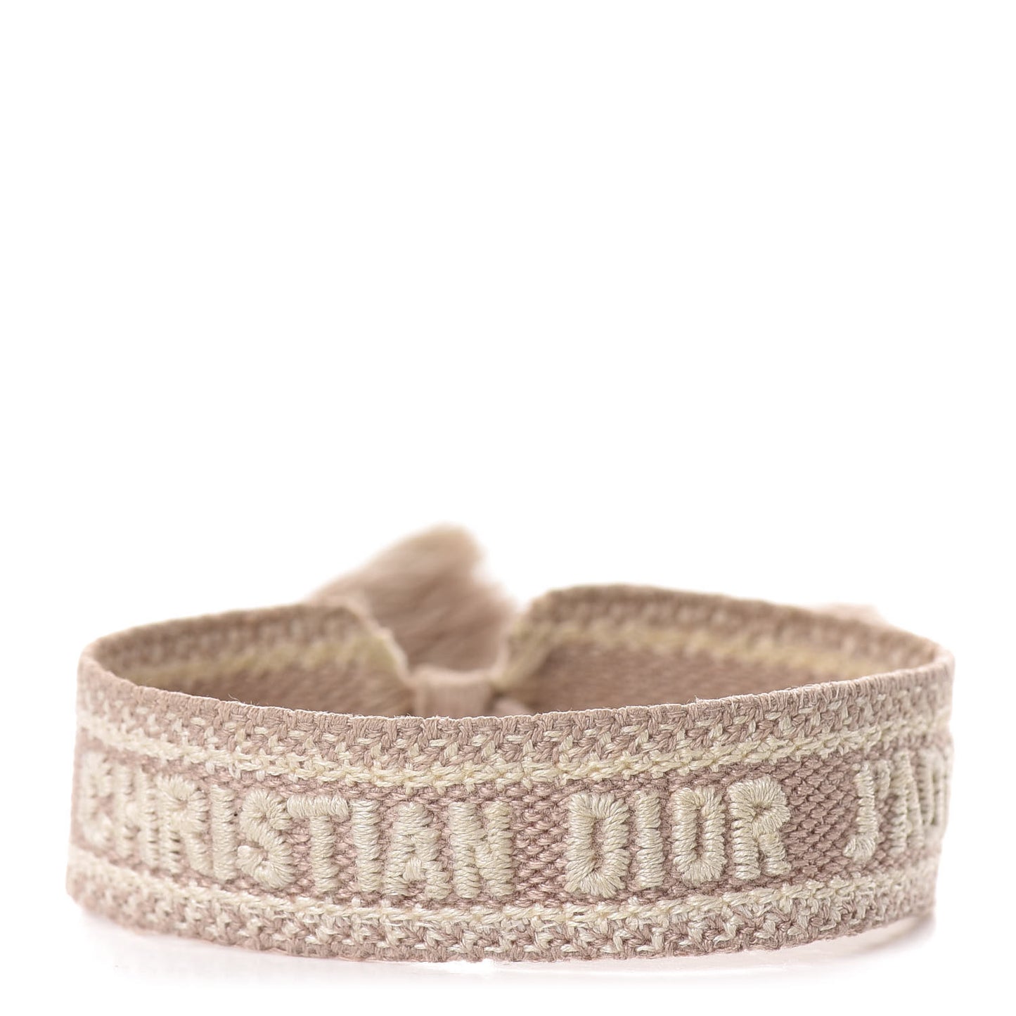 Woven Cotton J'Adior Friendship Bracelet Nude