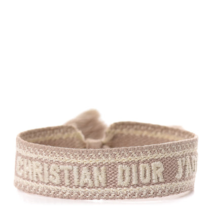 Christian Dior Woven Cotton J'Adior Friendship Bracelet Nude 1 of 4