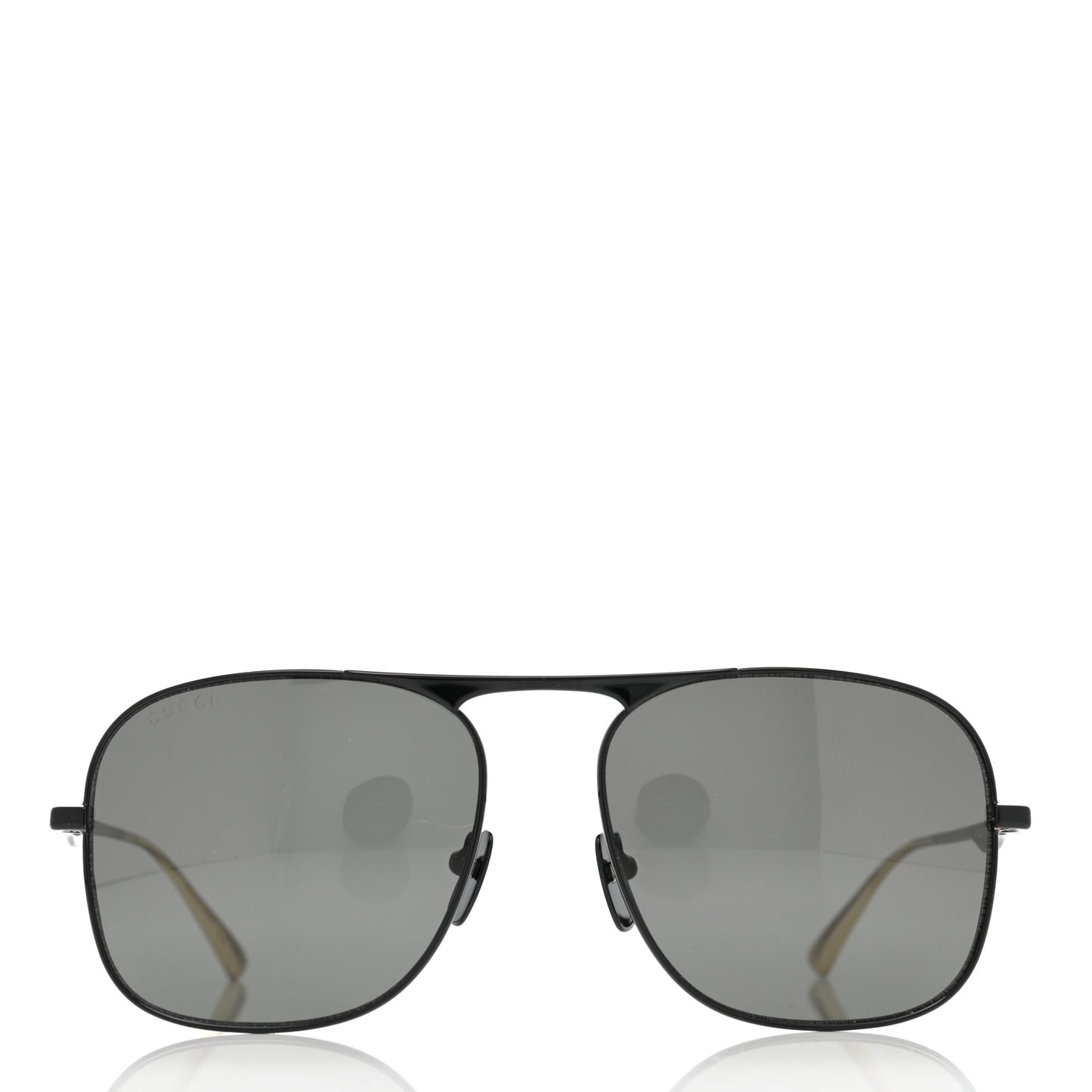 Square Aviator Sunglasses GG0335S Black