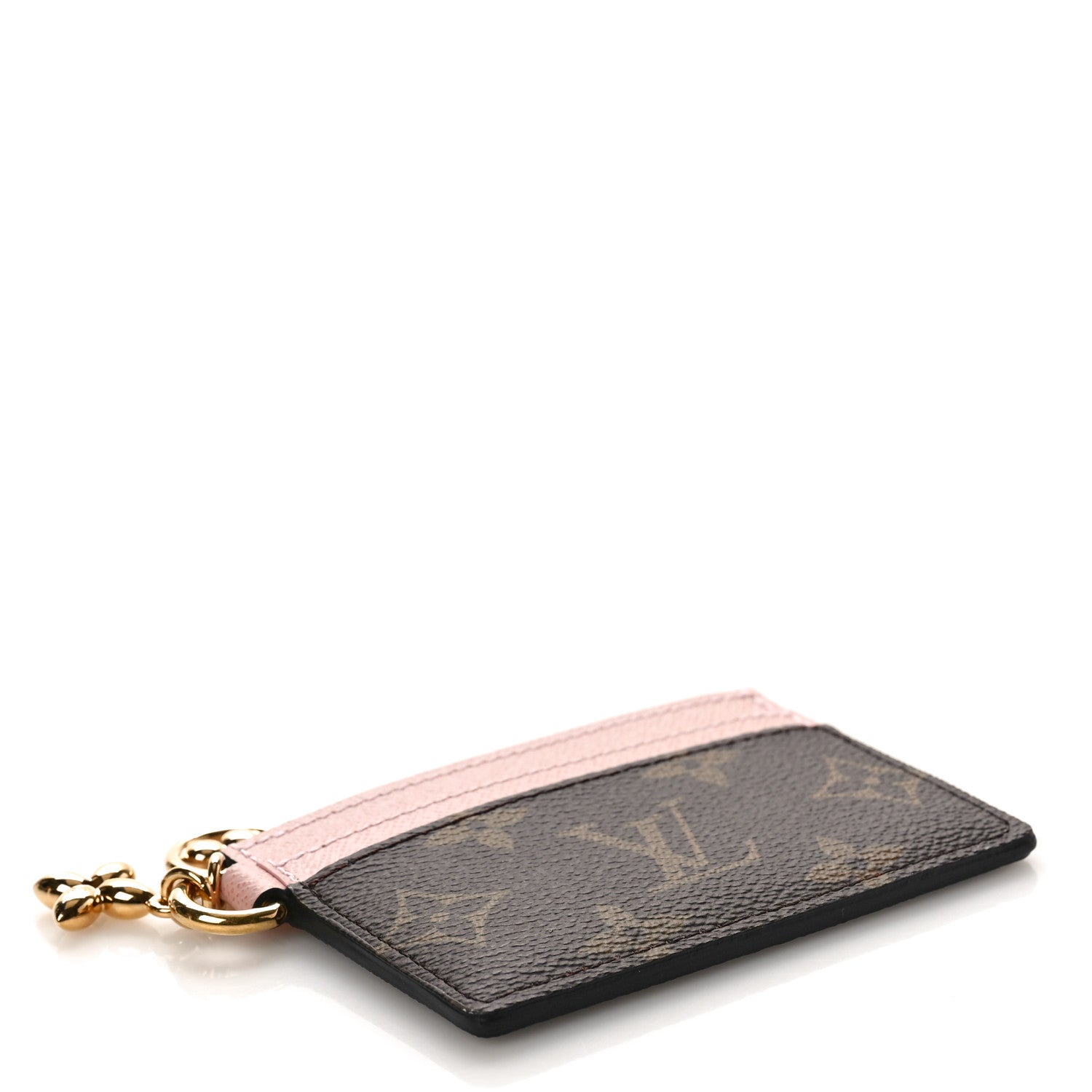 Louis Vuitton Monogram LV Charms Card Holder Rose Ballerine 4 of 7