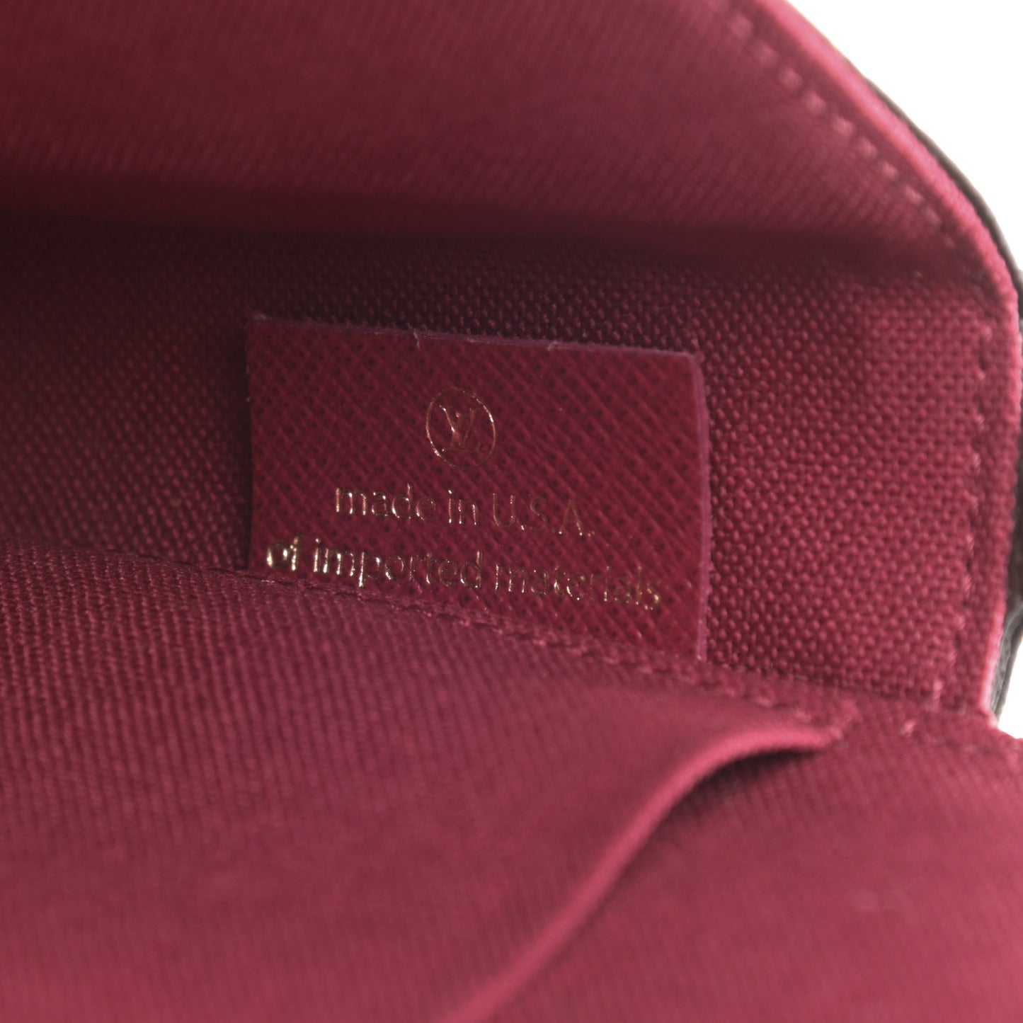 Monogram Pochette Felicie Chain Wallet Fuchsia