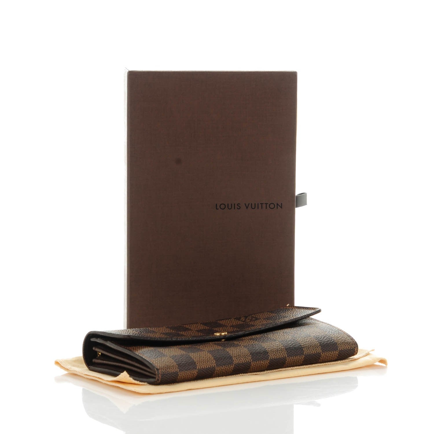 Louis Vuitton Damier Ebene Sarah Wallet 4 of 10