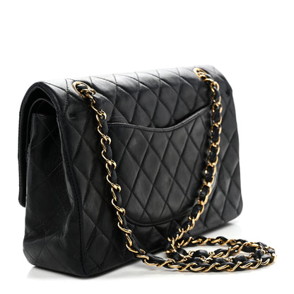 Chanel Lambskin Quilted Small Double Flap Black 3 of 15