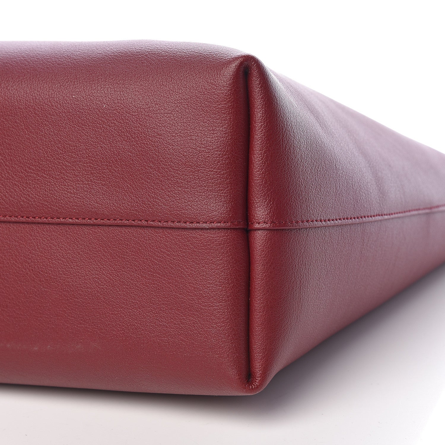 Saint Laurent Calfskin Large Shopping Tote Rouge Legion 11 of 12