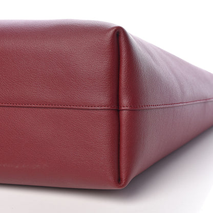 Saint Laurent Calfskin Large Shopping Tote Rouge Legion 11 of 12