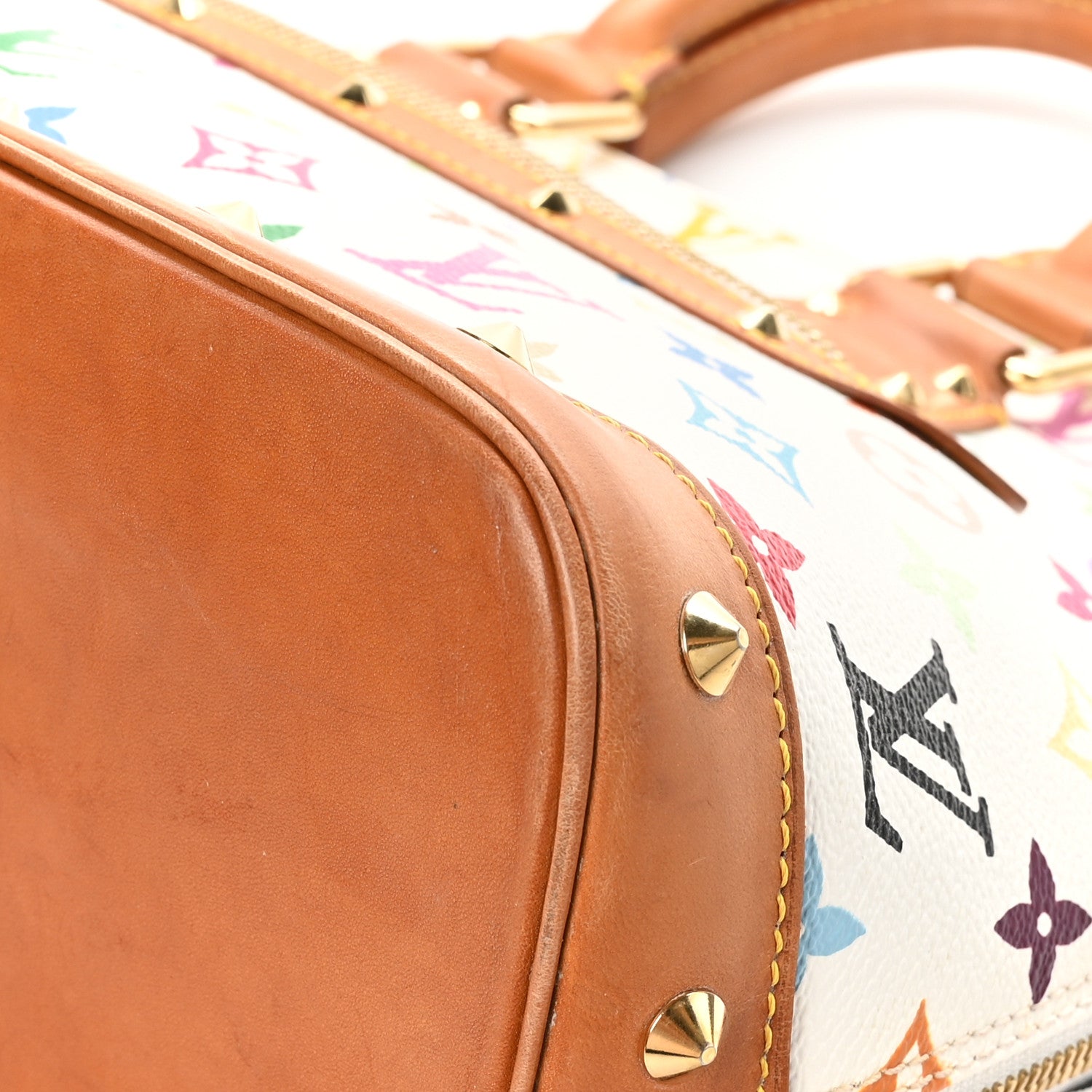 Louis Vuitton Monogram Multicolor Alma White 11 of 13