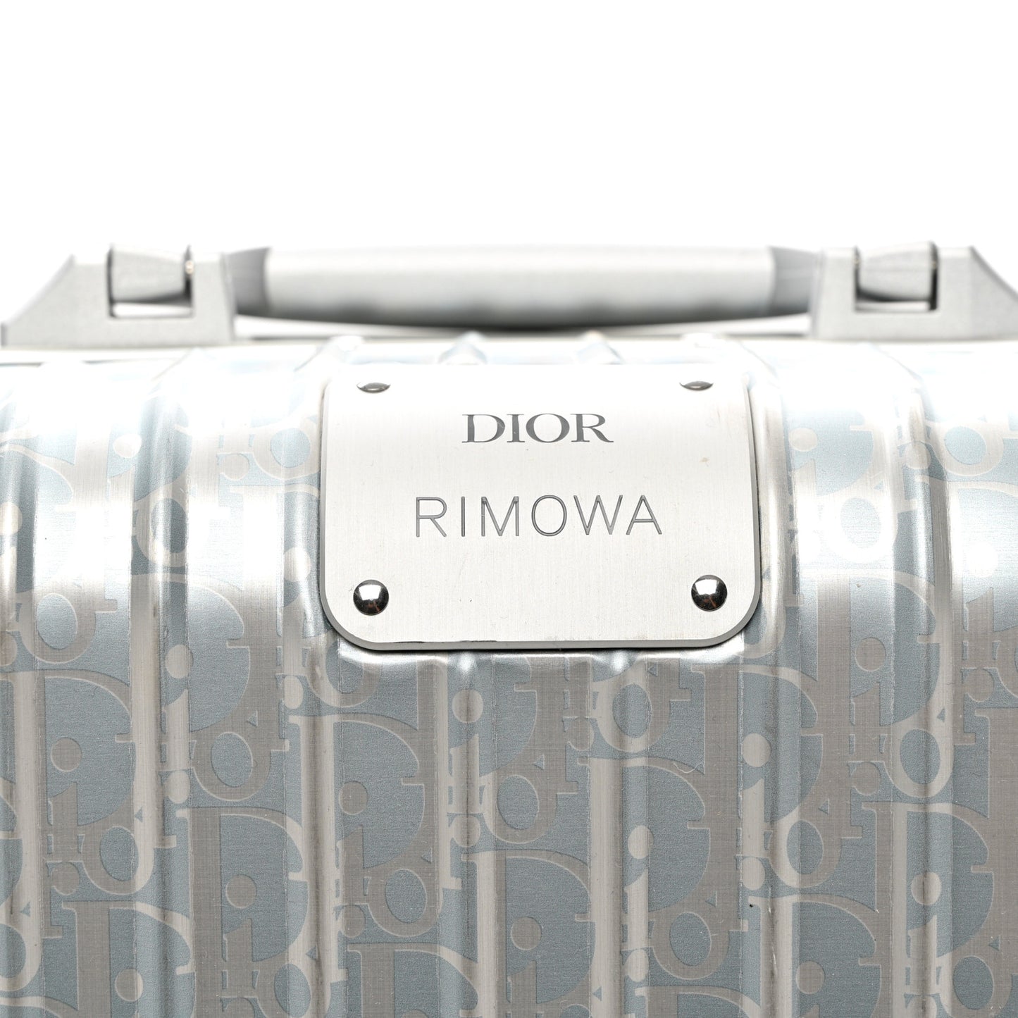 X RIMOWA Aluminum Gradient Cabin Luggage Blue Multi
