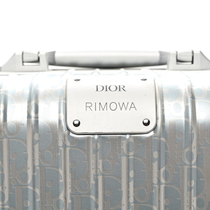 Christian Dior X RIMOWA Aluminum Gradient Cabin Luggage Blue Multi 7 of 12