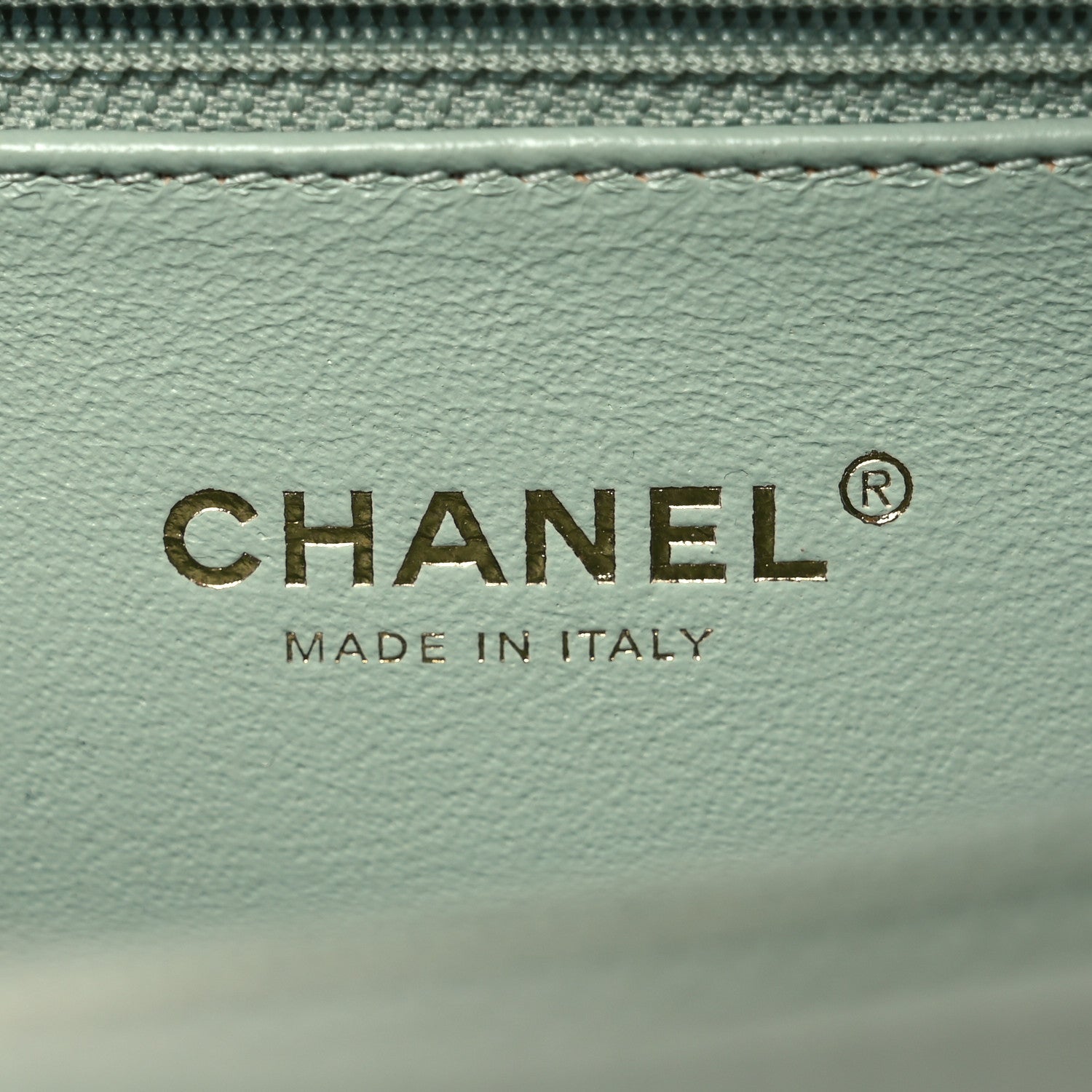 Chanel Caviar Quilted Medium CC Filigree Vanity Case Mint 8 of 15
