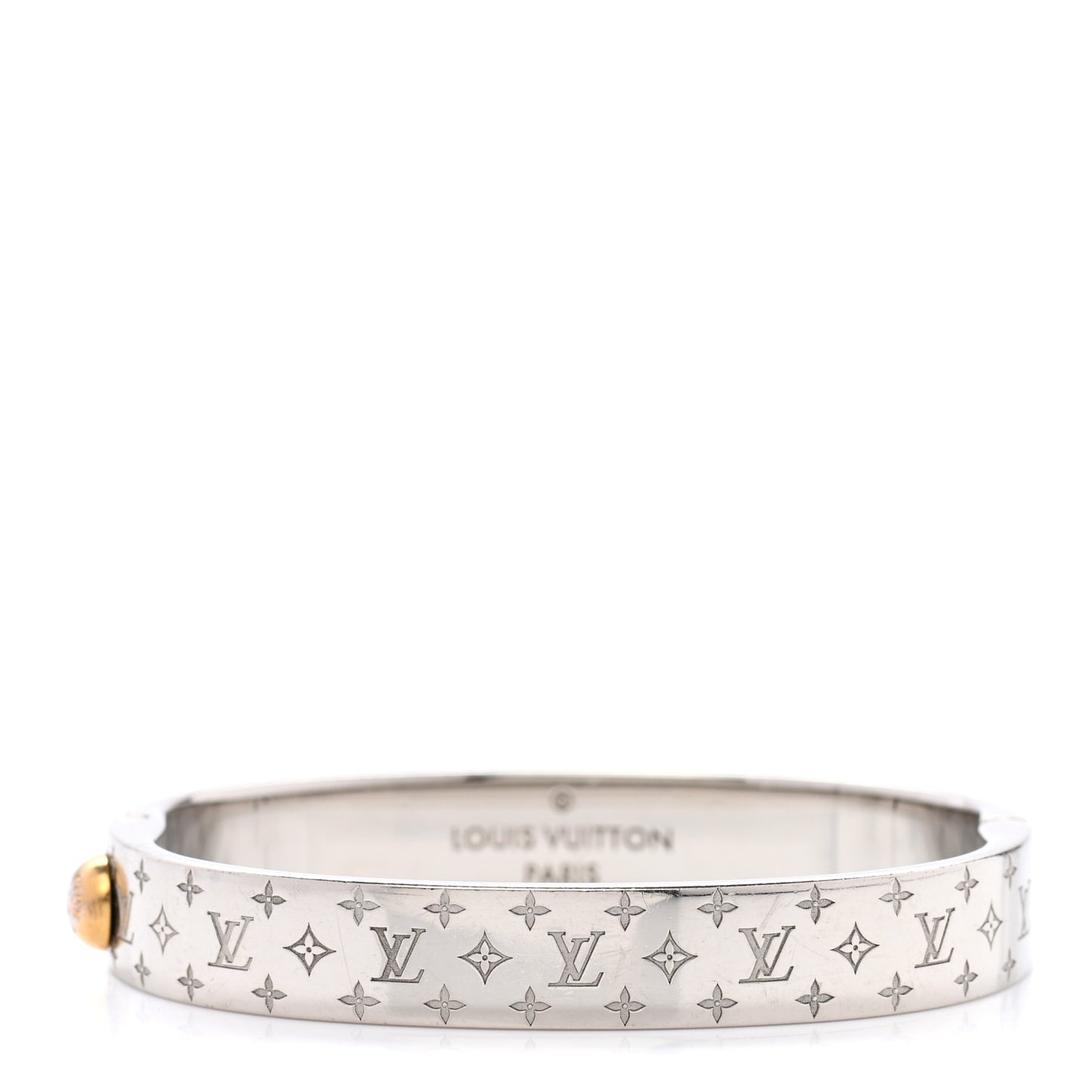 Palladium Monogram Nanogram Cuff S
