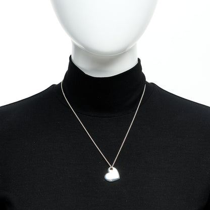 Tiffany Sterling Silver Heart Cutout Pendant Necklace 2 of 7