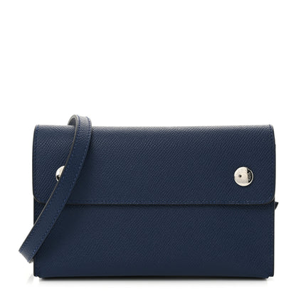 Hermes Epsom Hermesnap Wallet Bleu Navy 1 of 11