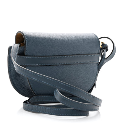 Loewe Grained Calfskin Mini Gate Crossbody Bag Steel Blue 3 of 10